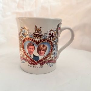 Prince William Pottery Company- Charles and Diana commemorative wedding mug